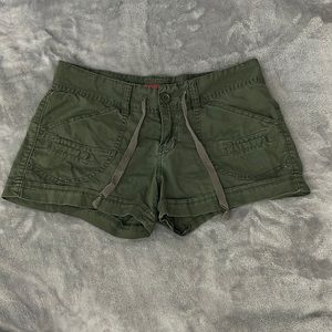 Army Green Cargo Shorts